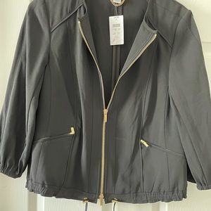 Cache vintage zip front jacket